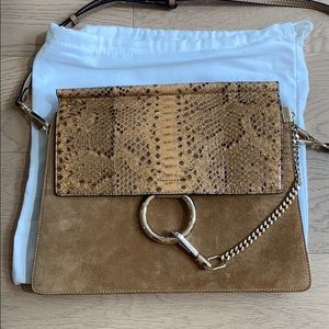 Chloé Snakeskin Chainbag